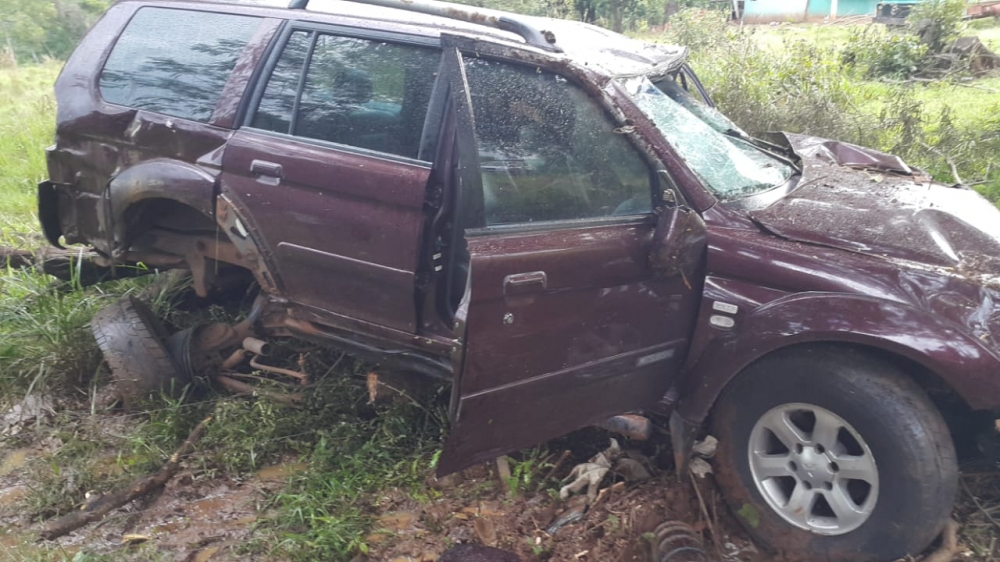 A v�tima foi socorrida por uma ambul�ncia de Nova Ol�mpia