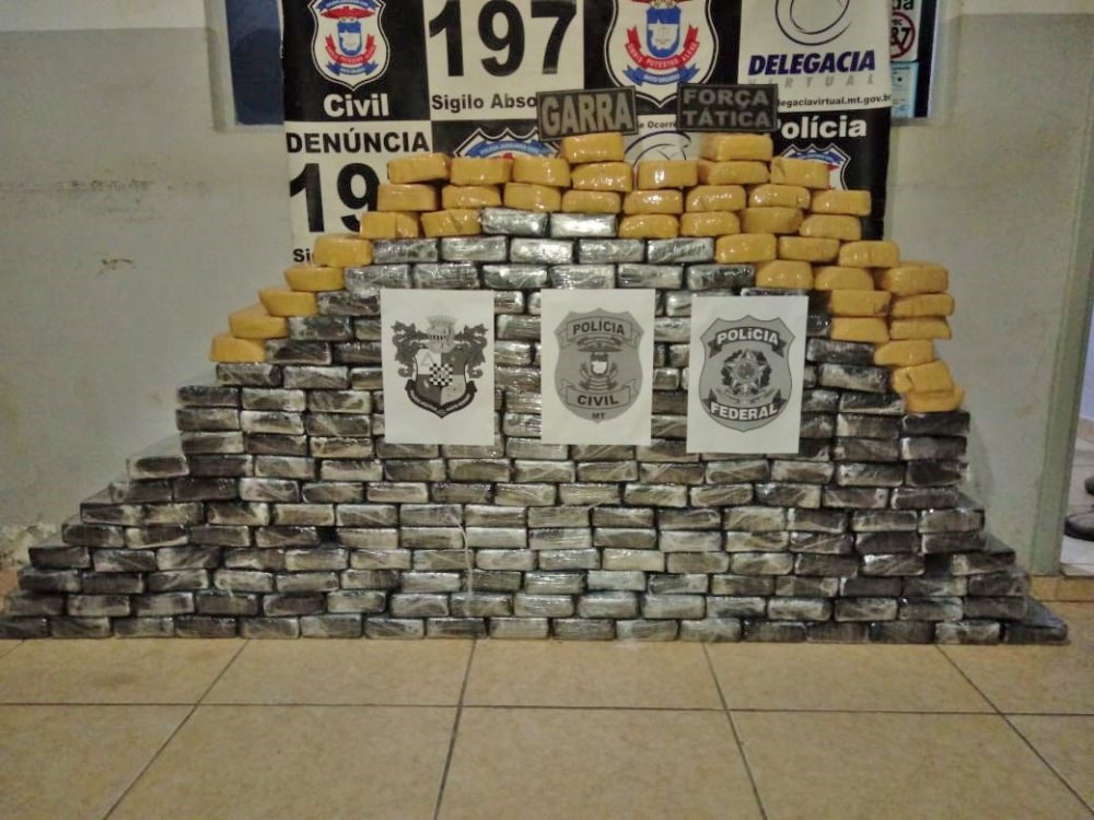 A��o integrada resulta na apreens�o de 259 quilos de coca�na em Nova Bandeirante