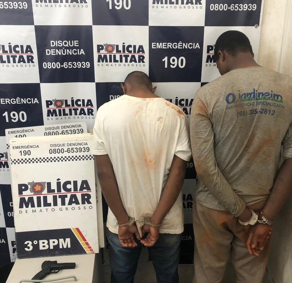 Tr�s suspeitos s�o presos em flagrante por roubo em ch�cara