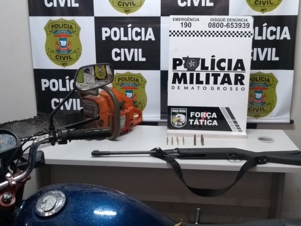  Pol�cia Civil cumpre mandados e fecha carvoaria na zona rural de C�ceres