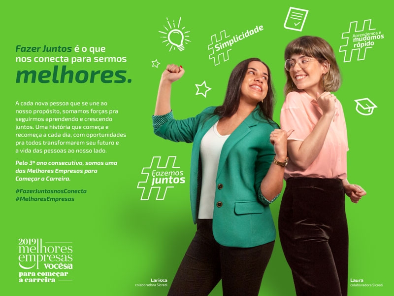 Sicredi � uma das �Melhores Empresas para Come�ar a Carreira�