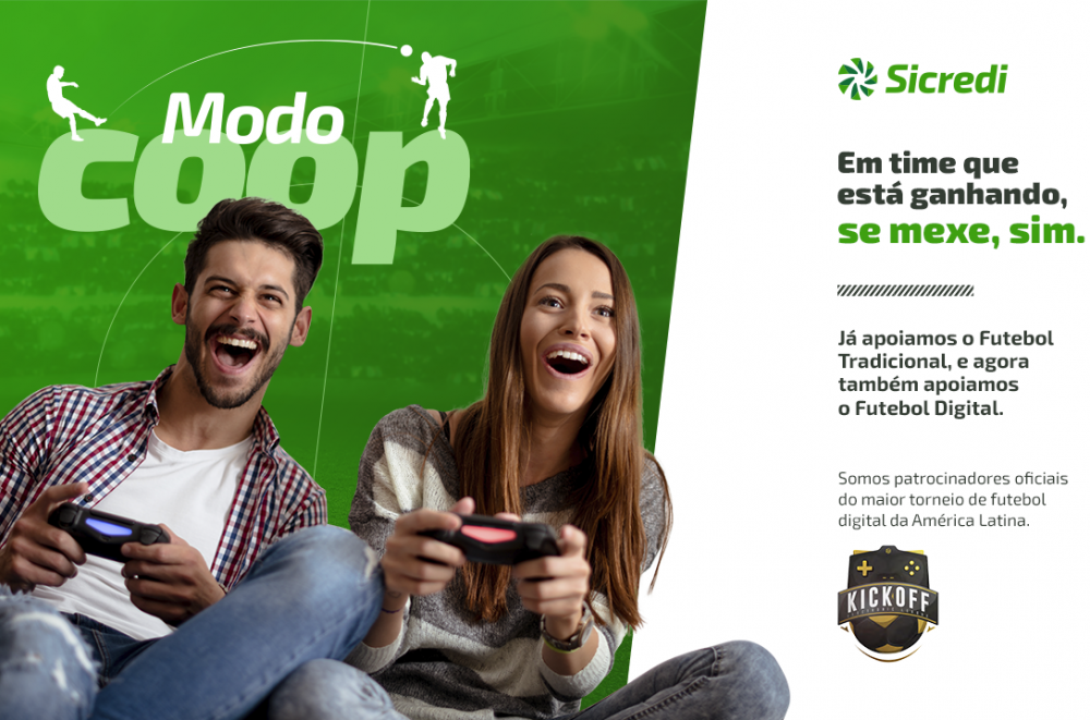 Sicredi apoia primeira liga de futebol virtual no Brasil