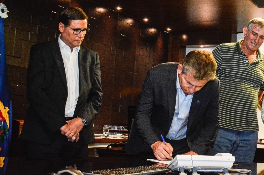 Governador destaca import�ncia do Fethab para execu��o de obras no interior