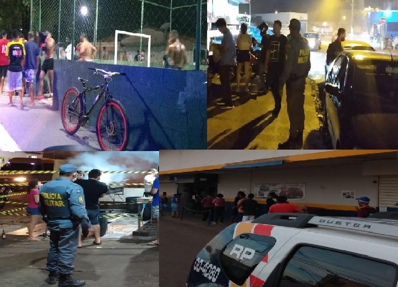 PM monitora e dispersa grupo de pessoas aglomeradas em v�rios bairros da capital