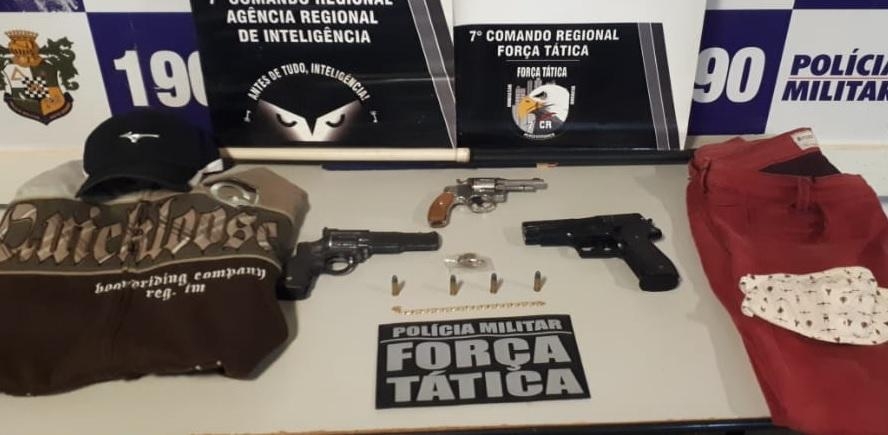 Suspeito de roubo � identificado e arma de fogo apreendida em Tangar� da Serra