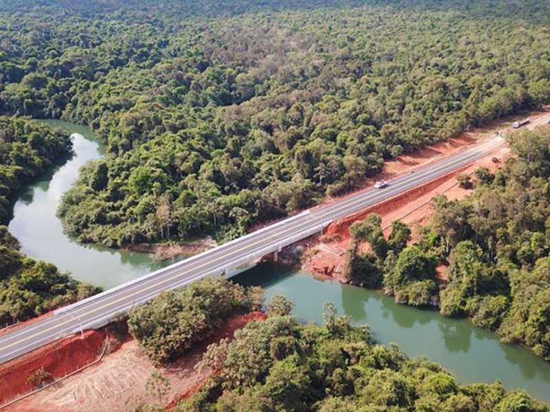 DNIT entrega oitava ponte na BR-242 e impulsiona log�stica em Mato Grosso 