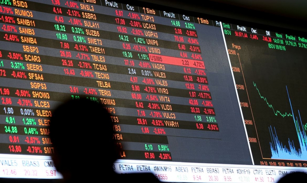 Bolsa fecha acima de 100 mil pontos por primeira vez em quatro meses