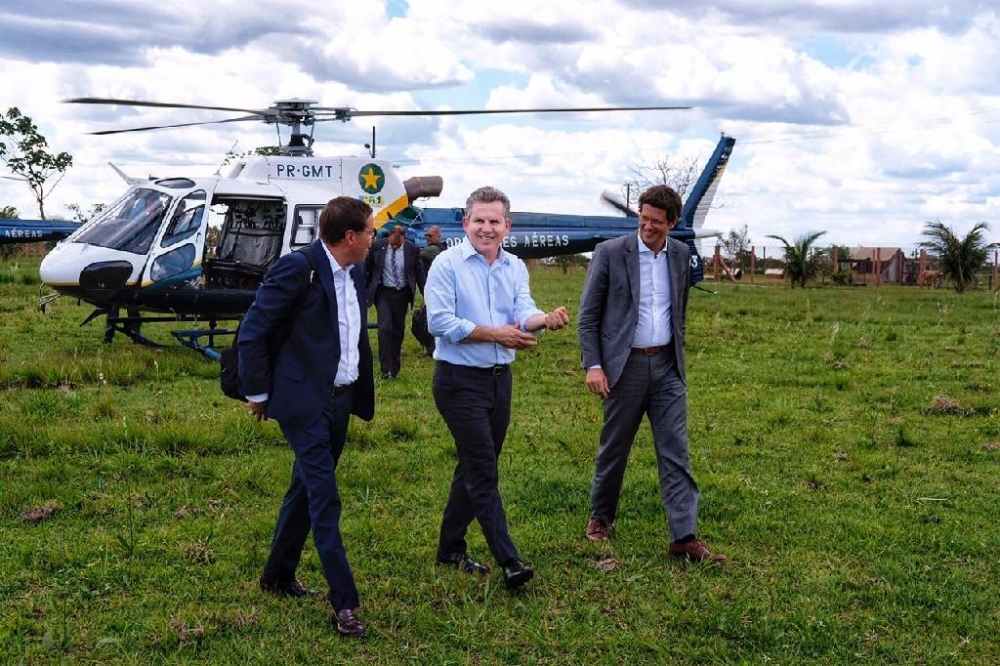 Governador e ministro do Meio Ambiente vistoriam a��es de combate aos inc�ndios no Pantanal