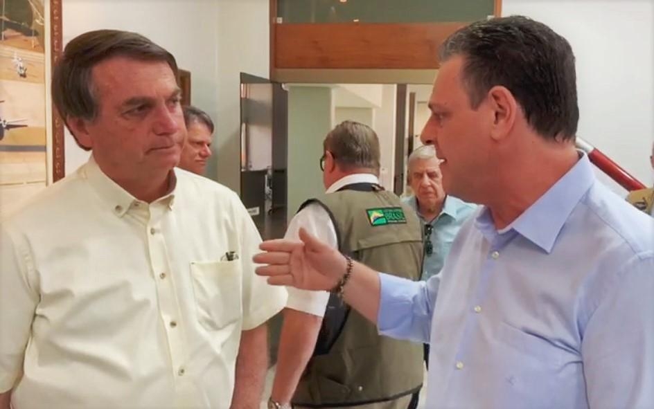 F�varo encontra Bolsonaro e defende ferrovia em Cuiab�