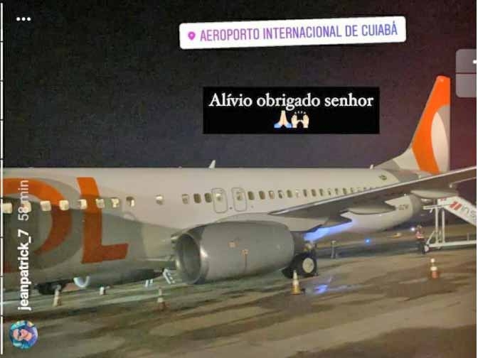 Avi�o com jogadores do Cuiab� n�o consegue pousar em MT por causa da chuva e desce em GO para abastecer