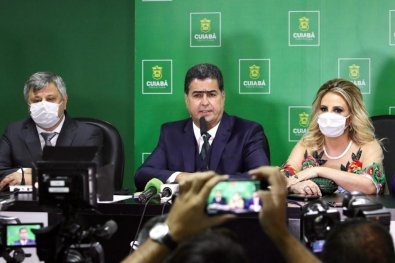 Prefeito Emanuel Pinheiro anuncia a��es judiciais para impedir Estado de trocar VLT pelo BRT 