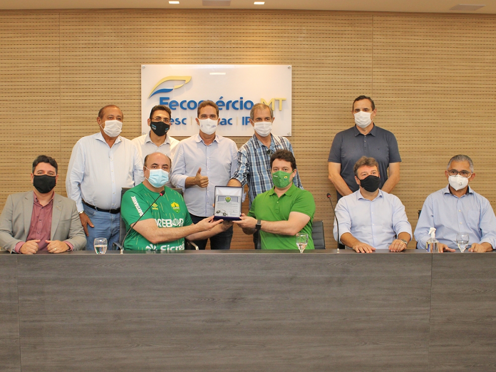 Sistema Fecom�rcio-MT homenageia o Cuiab� Esporte Clube pelo acesso � S�rie A