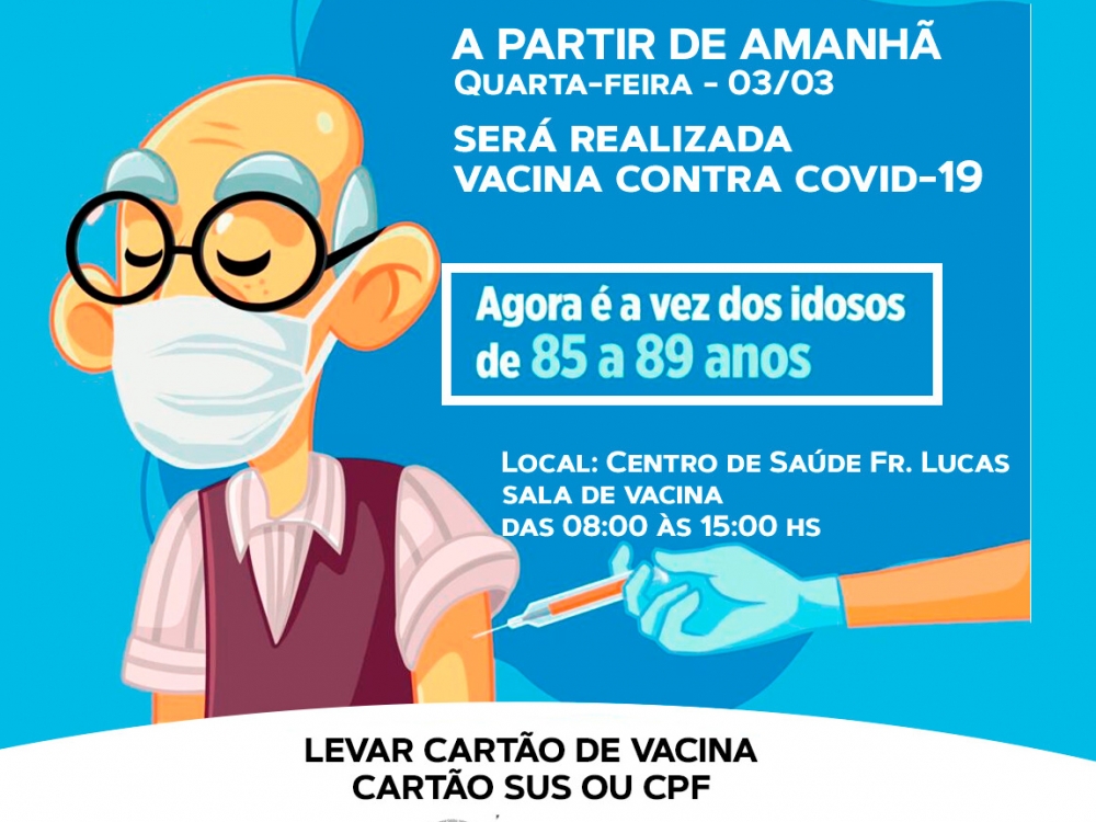 Juara recebe mais 320 doses de vacinas nessa semana para vacina��o de idosos.