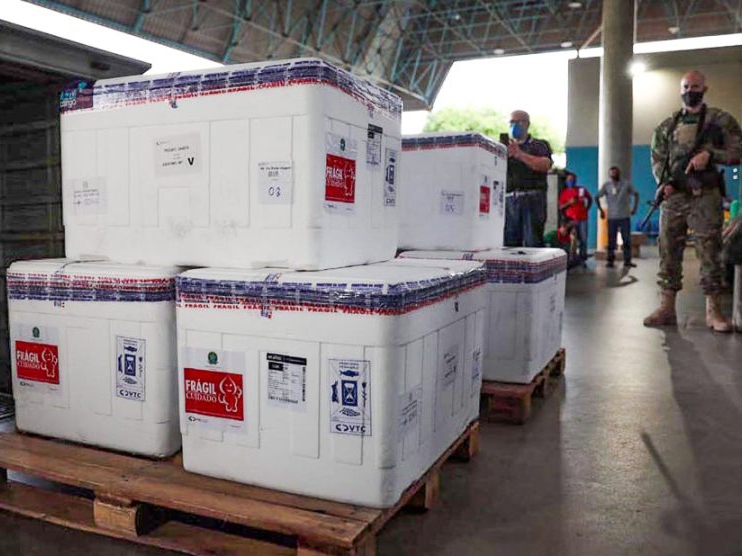 Munic�pios de Mato Grosso recebe nessa quinta-feira, mais doses de vacina contra COVID-19
