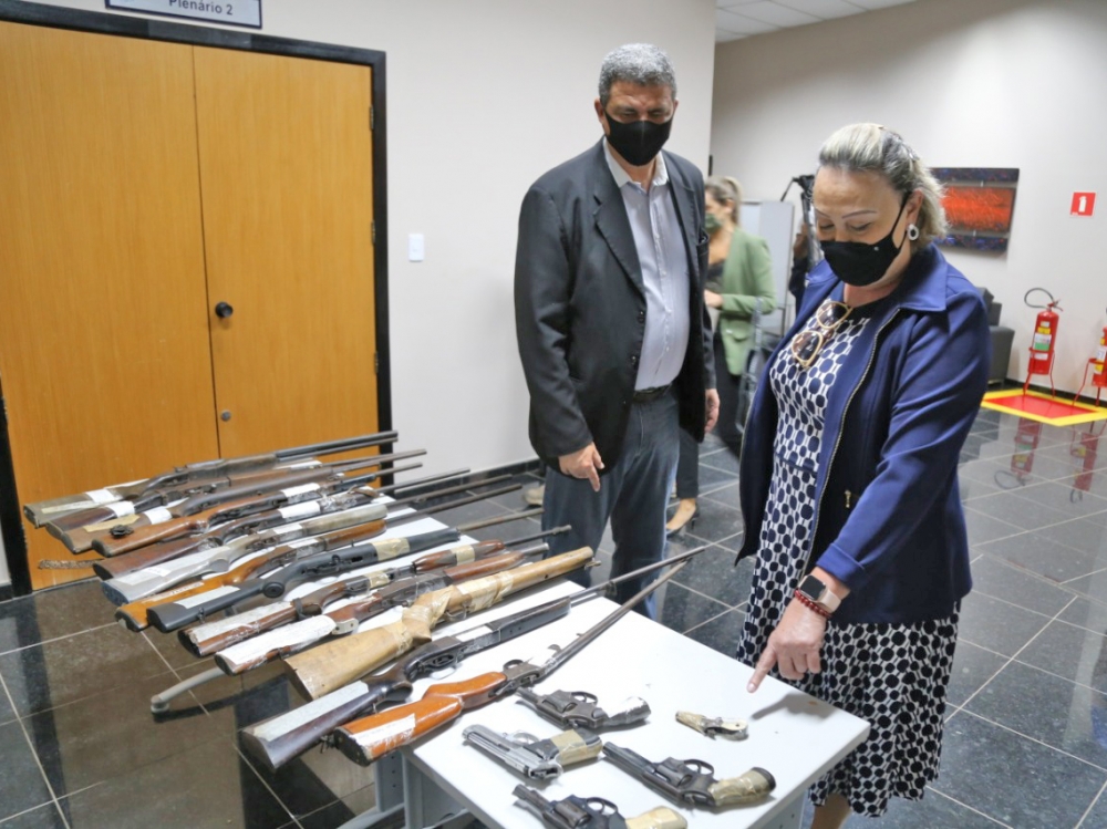 Poder Judici�rio recolhe armas e far� entrega para Ex�rcito para destrui��o