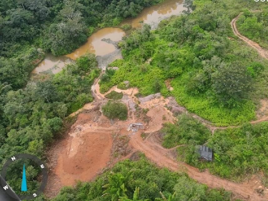 Sema e Ciopaer desativam garimpo ilegal em Parque Estadual Igarap�s do Juruena 