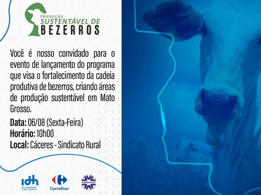 Acrimat e parceiros lan�am programa de sustentabilidade nesta sexta (06) em C�ceres