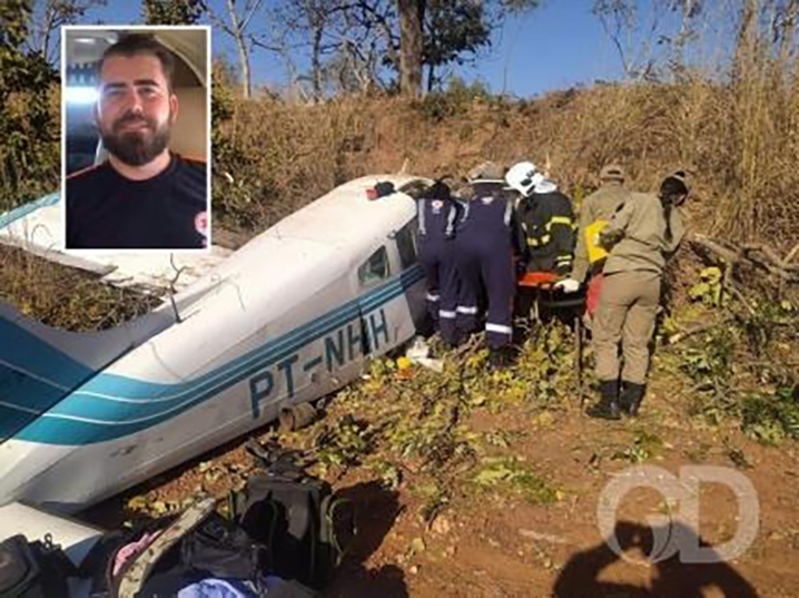 Diretor de UPA � operado em MT e est� na UTI ap�s queda de avi�o no domingo