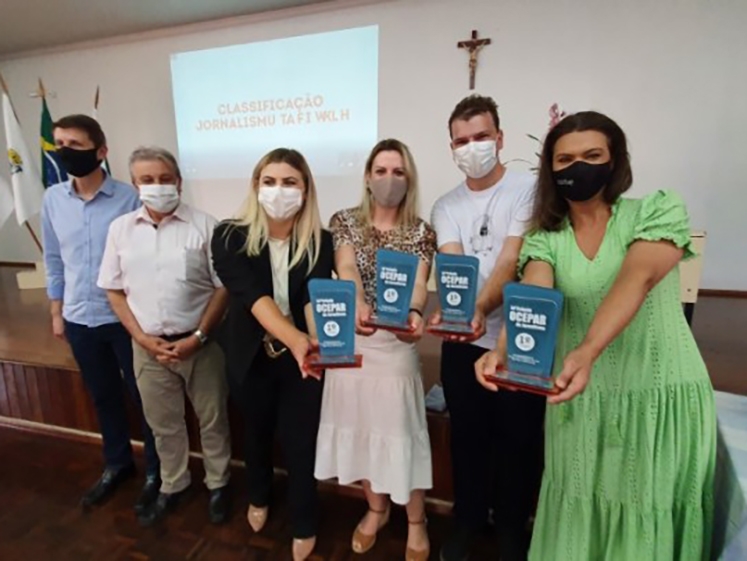 14� Pr�mio Ocepar de jornalismo entrega trof�us a profissionais da imprensa de Cascavel