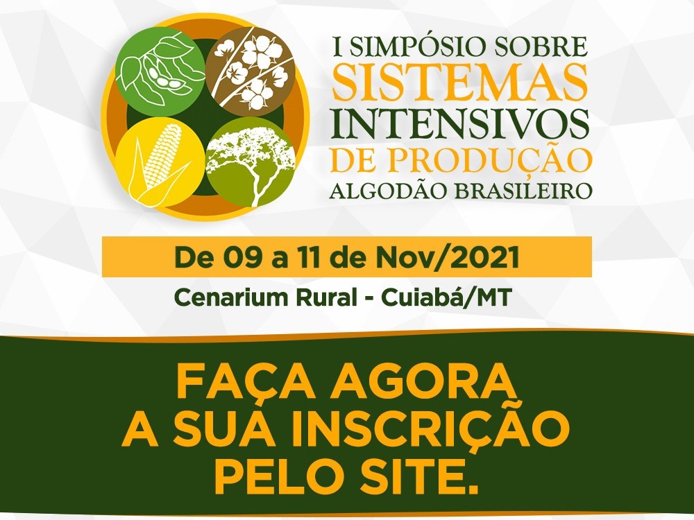 Abertas as inscri��es para simp�sio sobre sistemas de produ��o de algod�o