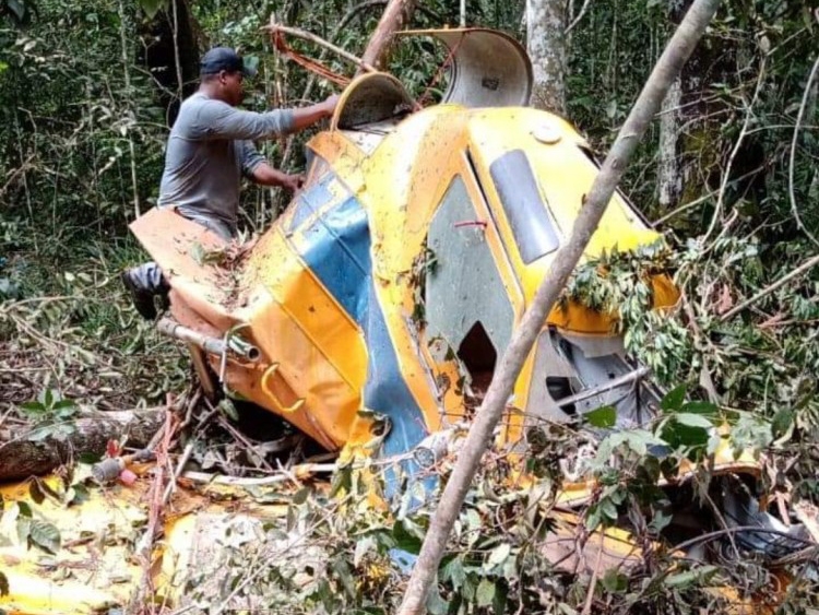 Avi�o agr�cola cai em mata no m�dio norte de MT e piloto morre ao chocar-se com �rvores