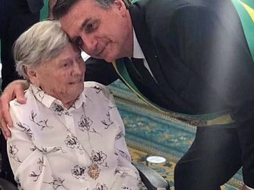 M�e do presidente Jair Bolsonaro morre aos 94 anos 