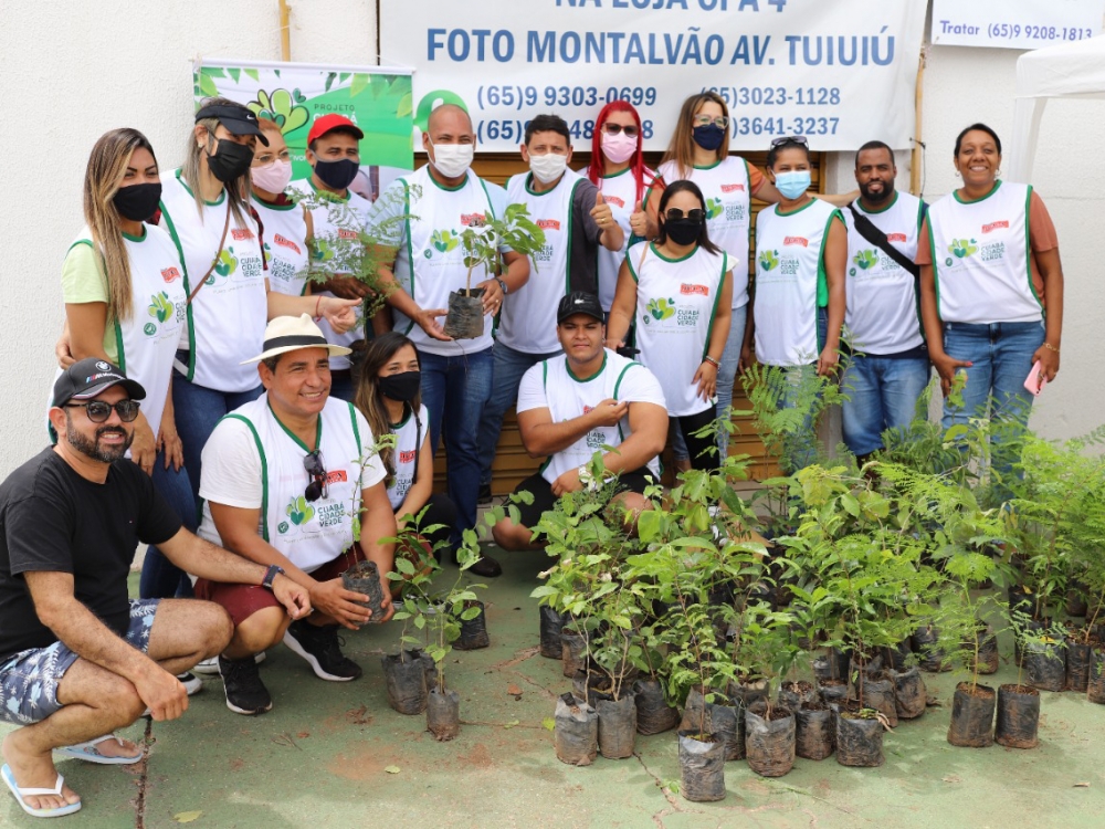 Milhares de mudas ser�o distribu�das pelo Projeto Cuiab� Cidade Verde em 2022