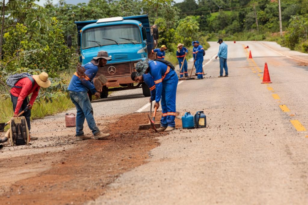 Governo vai restaurar 106 km da MT 170 entre Ju�na e Castanheira