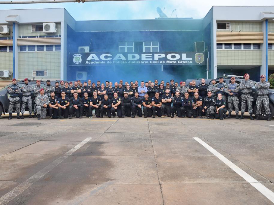 Policiais civis de MT s�o capacitados em instru��o operacional e atendimento pr�-hospitalar t�tico 