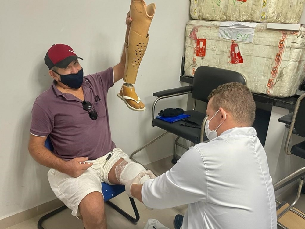  SES realiza mutir�o para atender pacientes que precisam de pr�teses ortop�dicas 