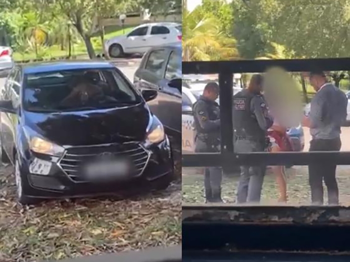 Casal � detido ap�s ser flagrado fazendo sexo dentro de ve�culo no campus da UFMT em Cuiab� 