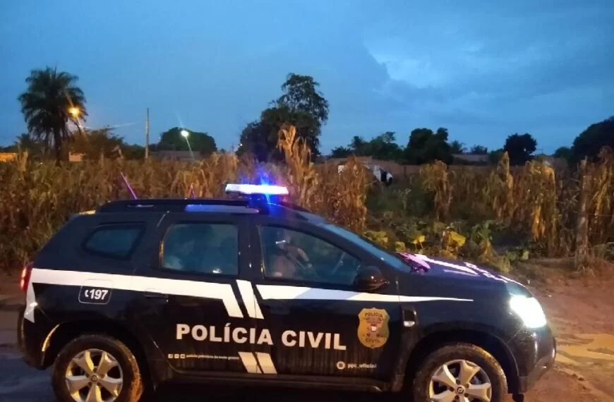 Homem matou ex a pauladas no meio de milharal em Curvel�ndia - MT