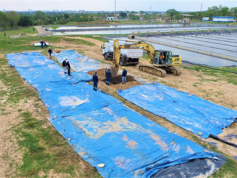 Empaer avalia processo de transforma��o de lodo em adubo para a agricultura familiar 