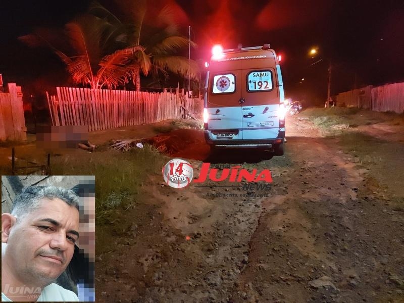 Homem bate na esposa e � morto a facadas pelo enteado em Ju�na