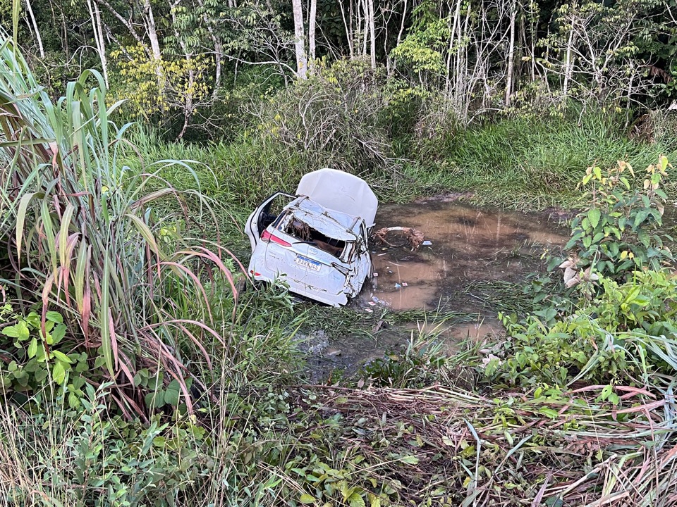 Cinco pessoas de uma fam�lia de Campo Novo do Parecis morrem em acidente na MT-170 pr�ximo a a Ju�na