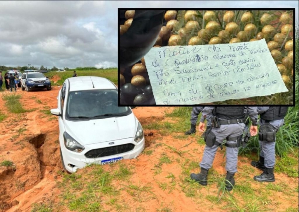 Pai � suspeito de matar motorista de aplicativo que teria estuprado sua filha em Sorriso e deixa bilhete explicando o motivo