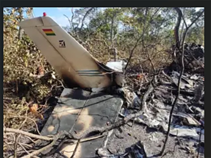 Piloto morre em queda de avi�o boliviano em Mato Grosso, usado para poss�vel tr�fico internacional de drogas