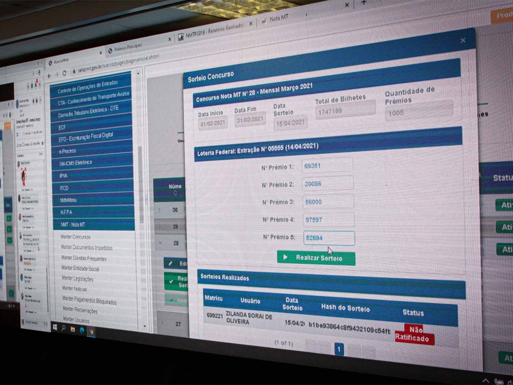 Nota MT realiza primeiro sorteio do ano distribuindo R$ 900 mil em premia��es
