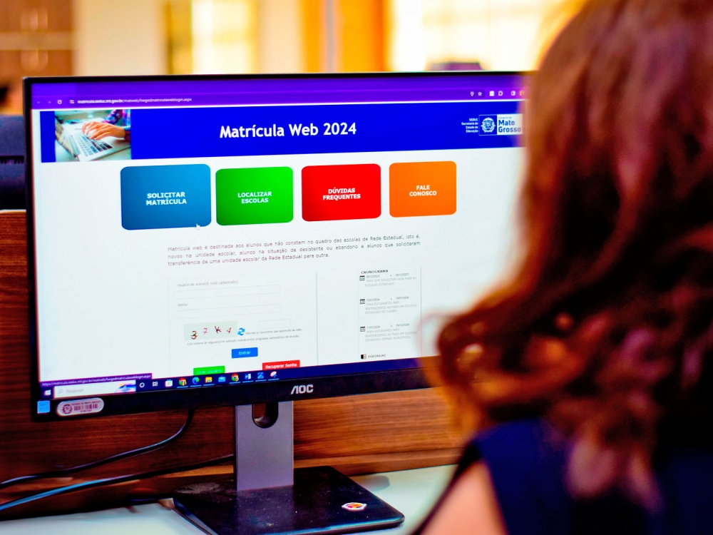 Termina nesta sexta-feira (19) o prazo para matr�culas online de estudantes da rede estadual