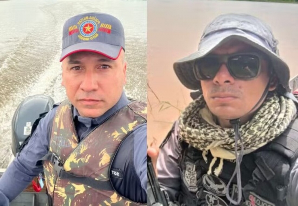 Equipes est�o mobilizadas na busca aos policiais militares que sofreram acidente em rio em Nova Xavantina