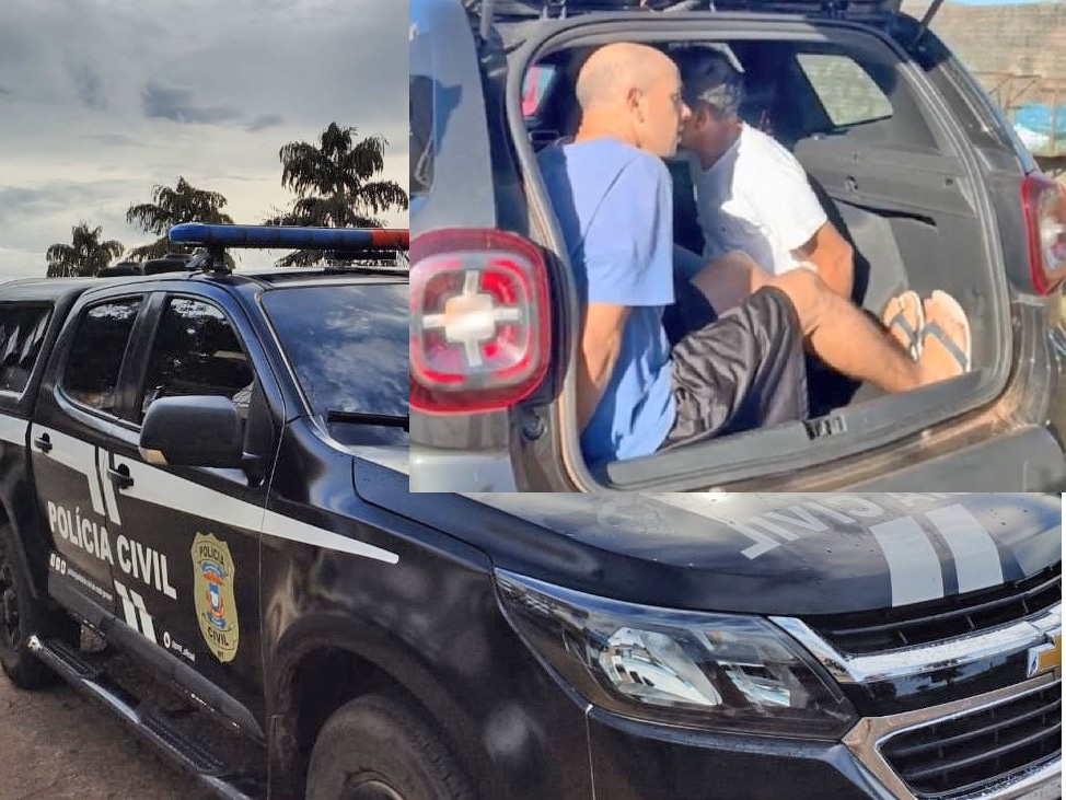 Pol�cia Civil prende dois envolvidos em duplo homic�dio em Peixoto de Azevedo