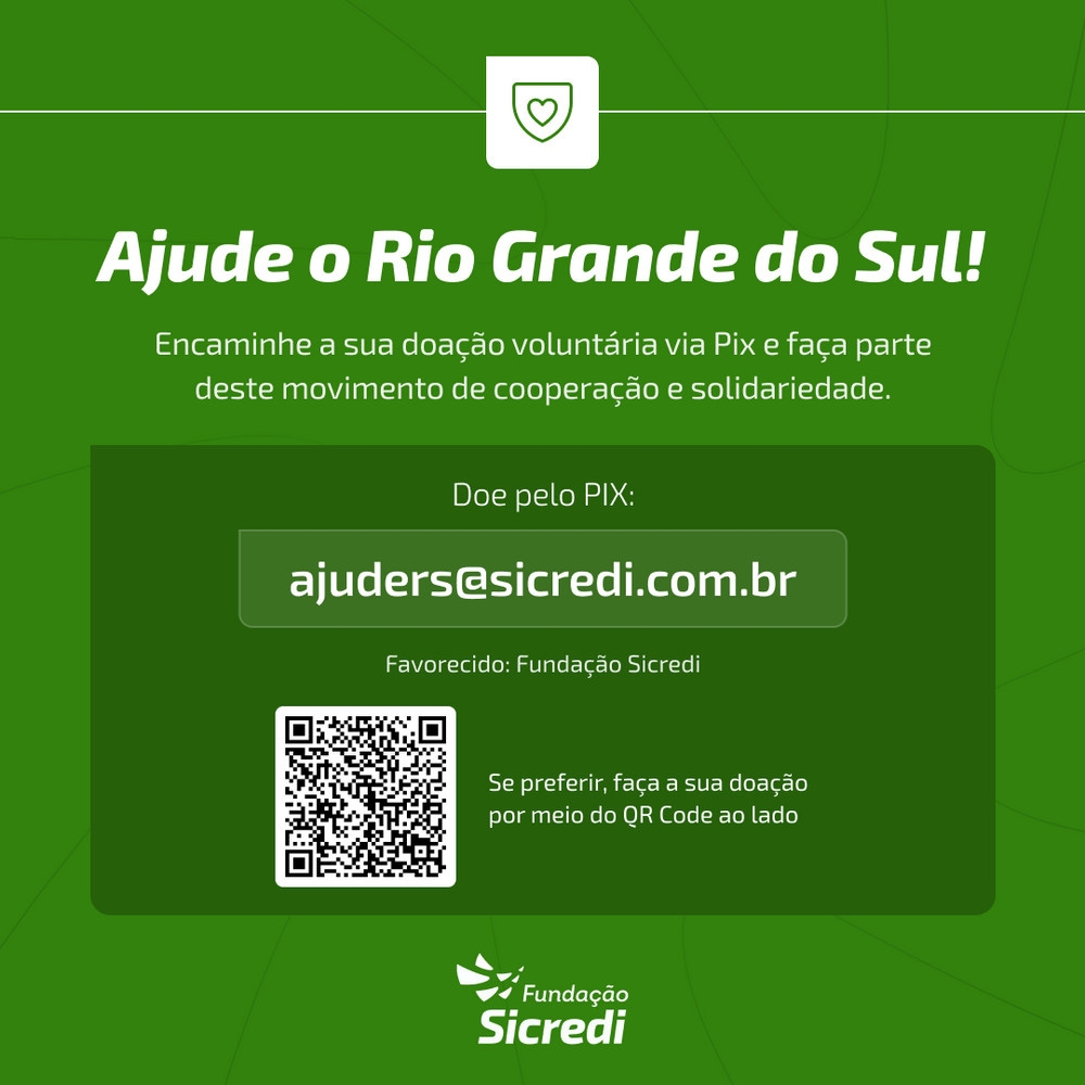 Sicredi inicia campanha nacional de arrecada��o para o Rio Grande do Sul