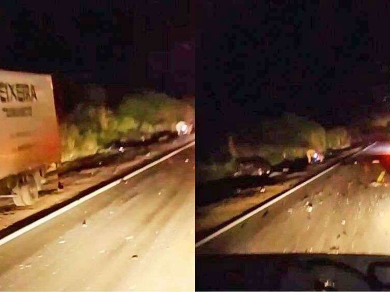 Grav�ssimo acidente deixa 4 pessoas mortas e tr�s feridos na BR-364, entre jangada e Ros�rio Oeste