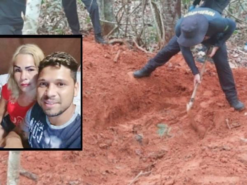Casal desaparecido h� dois meses � encontrado enterrado em zona rural de Brasnorte