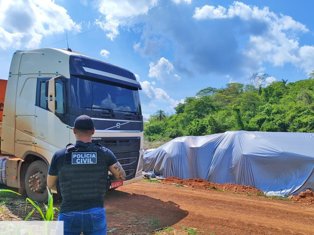 Pol�cia Civil apreende 46 toneladas de fertilizante falso em Porto Alegre do Norte