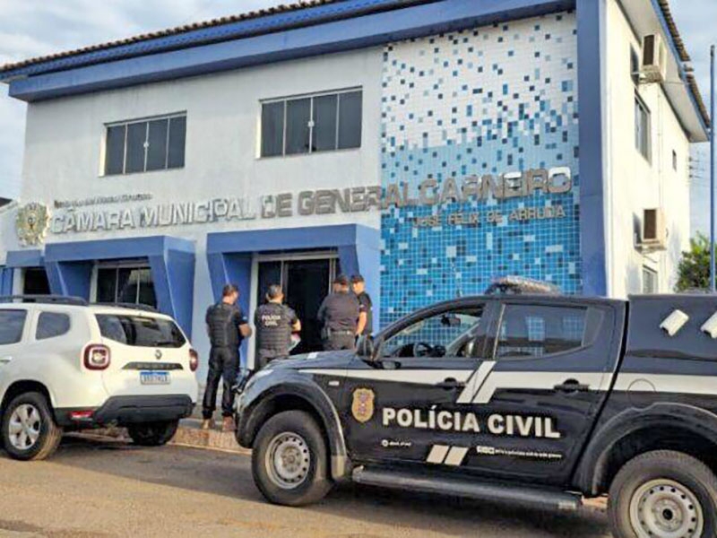 Pol�cia Civil prende presidente da C�mara do munic�pio de General Carneiro, em MT 