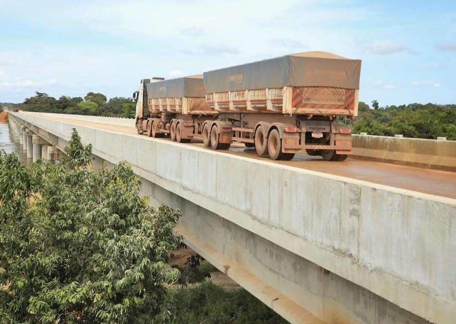 Governo de Mato Grosso inagura a maior ponte do estado no Rio Teles Pires, em Carlinda