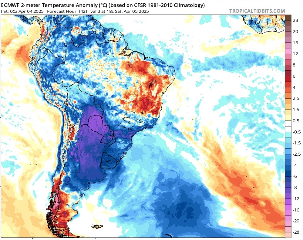 Frente fria deve provocar tempestades e temperaturas amenas em Mato Grosso  