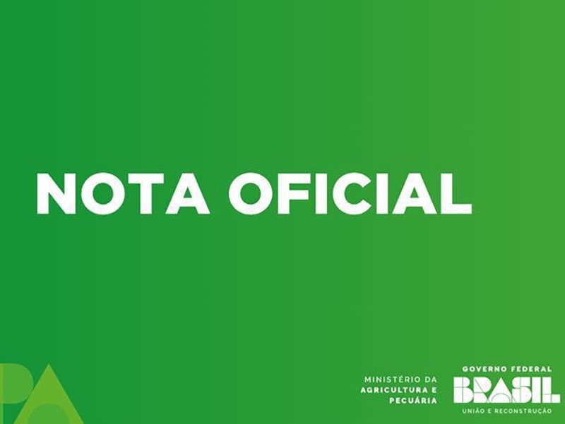 Brasil comunica � OMSA o fim do vazio sanit�rio e se autodeclara livre da gripe avi�ria