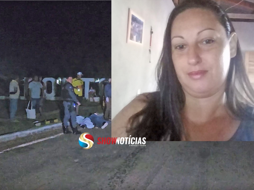TRAG�DIA EM PORTO: mulher morre e homem fica ferido ap�s queda de moto na entrada da cidade.
